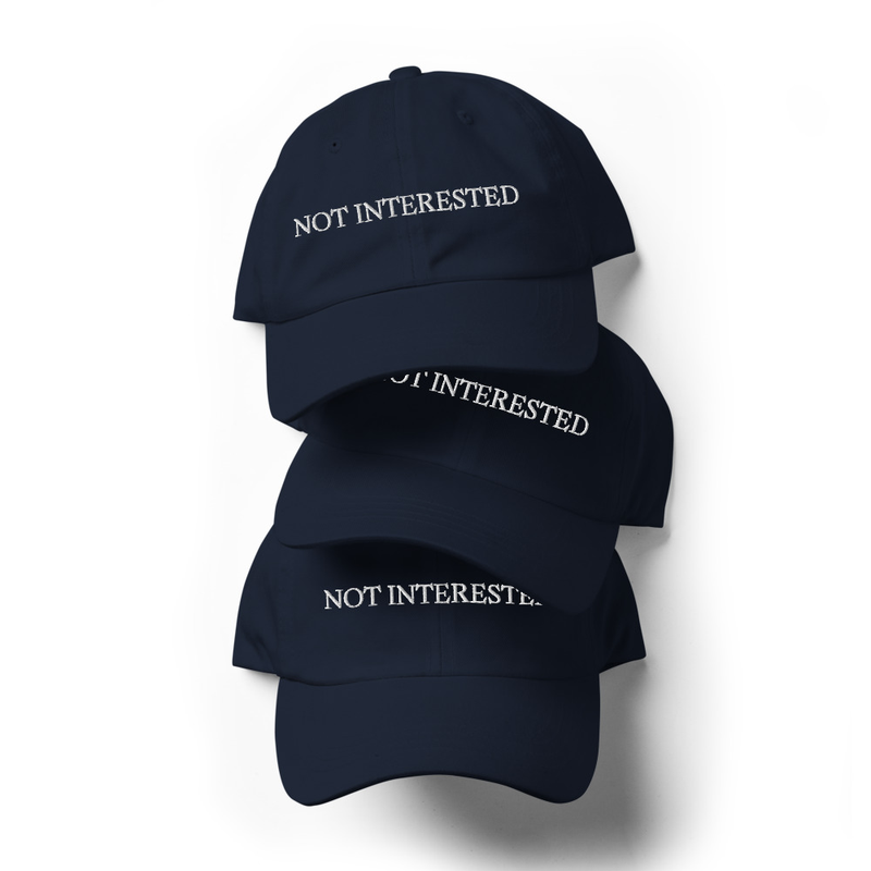 Not Interested | Cap Hat