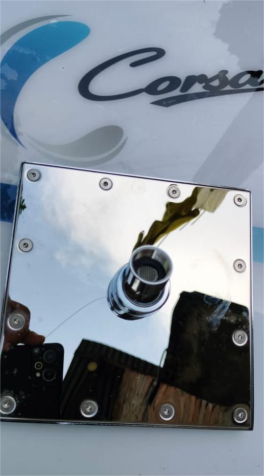 CORSA 8MM BRASS SHOWER 6"X6" RS-09