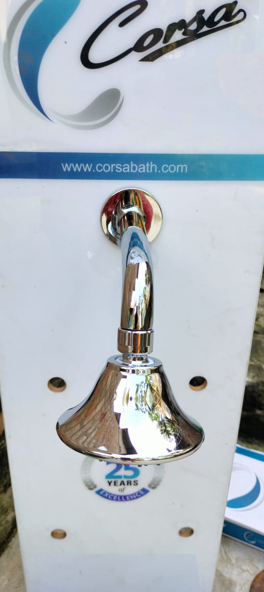 DELTA ABS OVERHEAD SHOWER WITH ARM OH-13