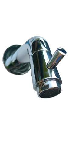 CORSA MOUTH OPERATED-BIB COCK WITH FLANGE MO-03