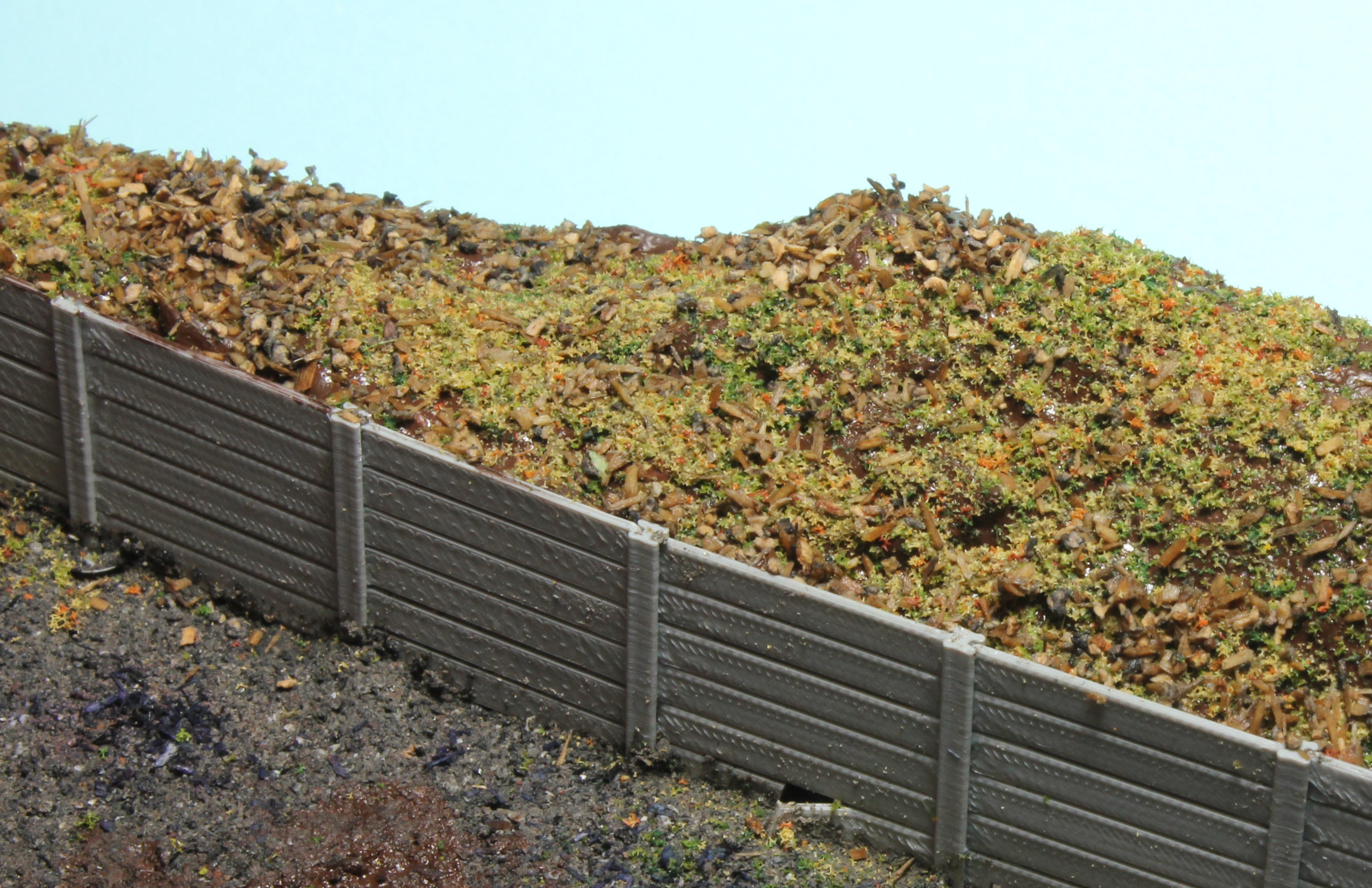 Concrete or Wooden Retaining Wall