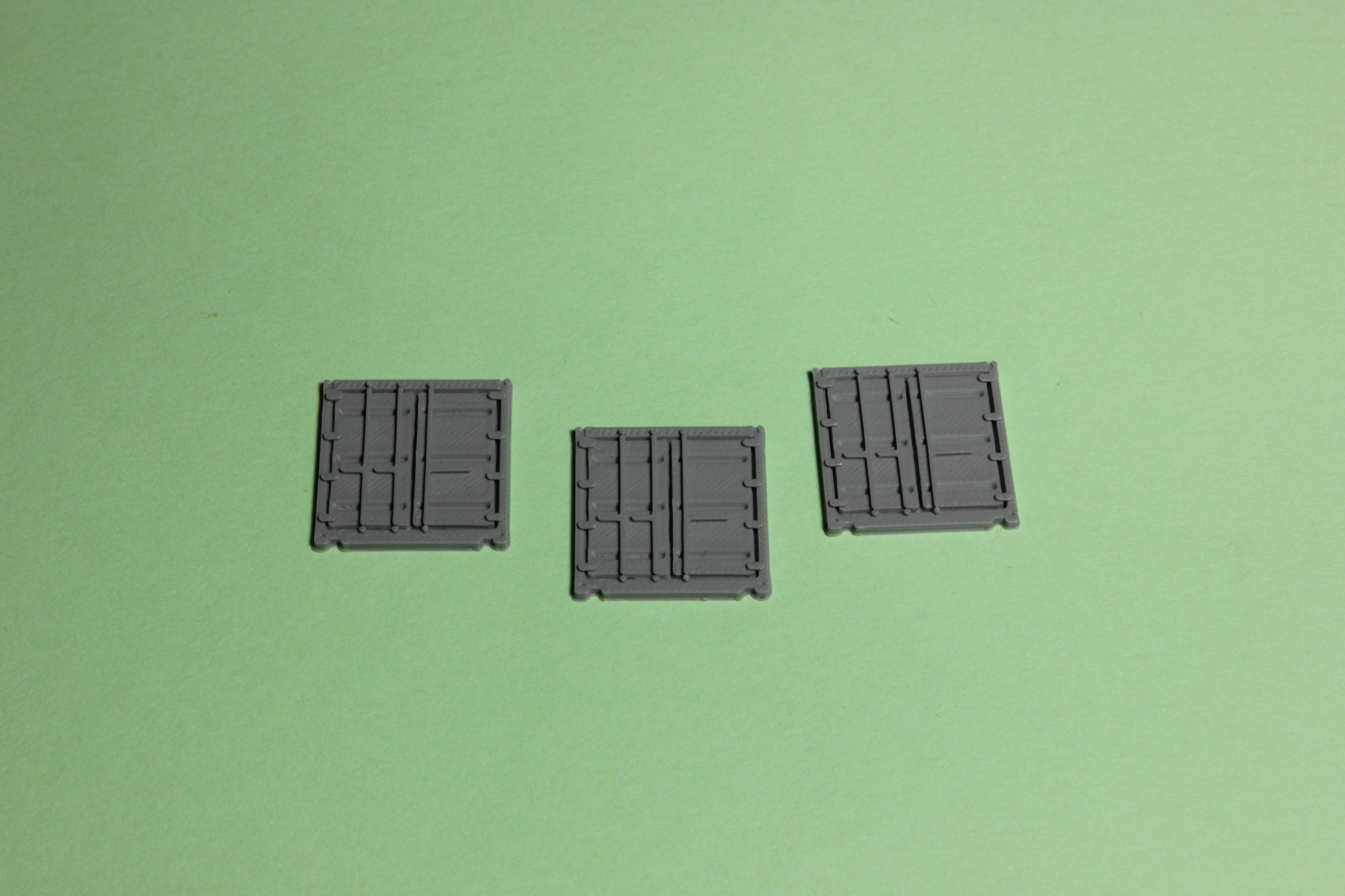 Front Panels with Three Locking Bars