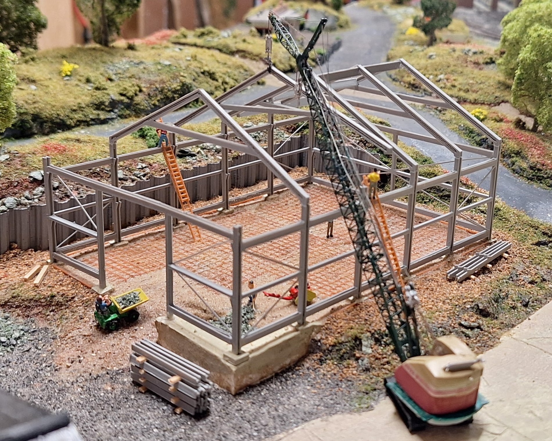 Industrial Building Steel Work