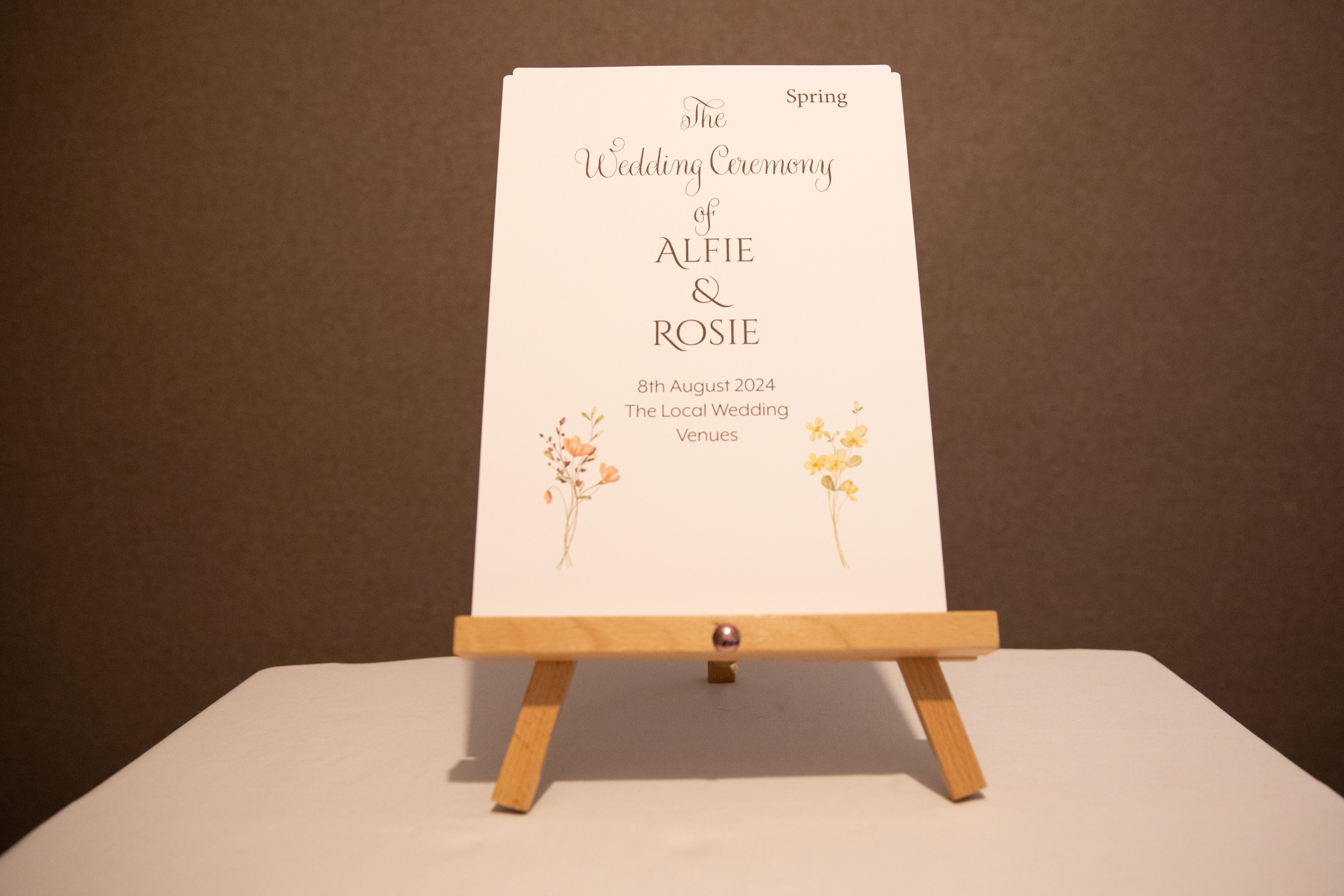 Tailored Wedding Ceremony Script & Heirloom Keepsake