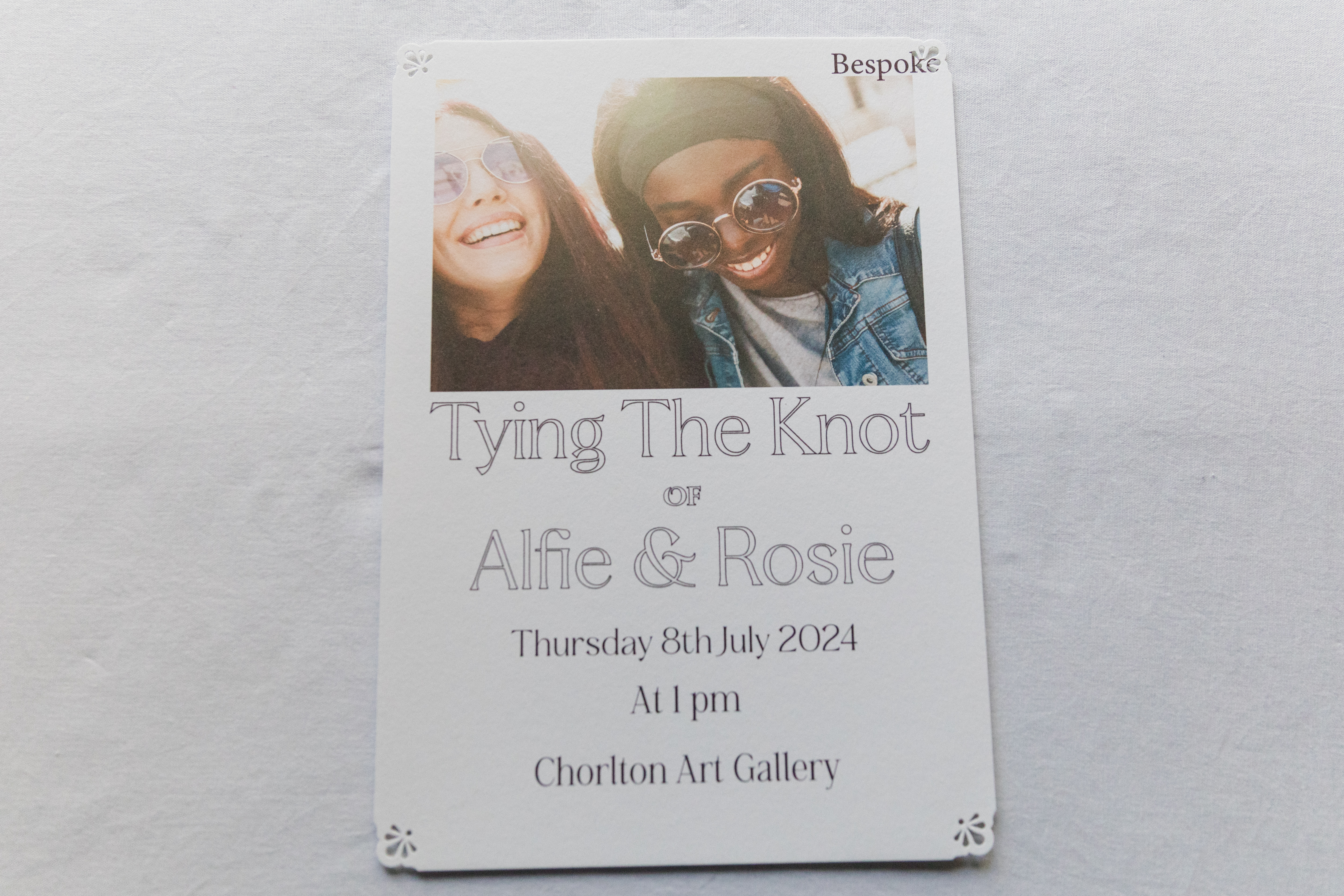 Personalised Wedding Ceremony Script & Elegant Keepsake