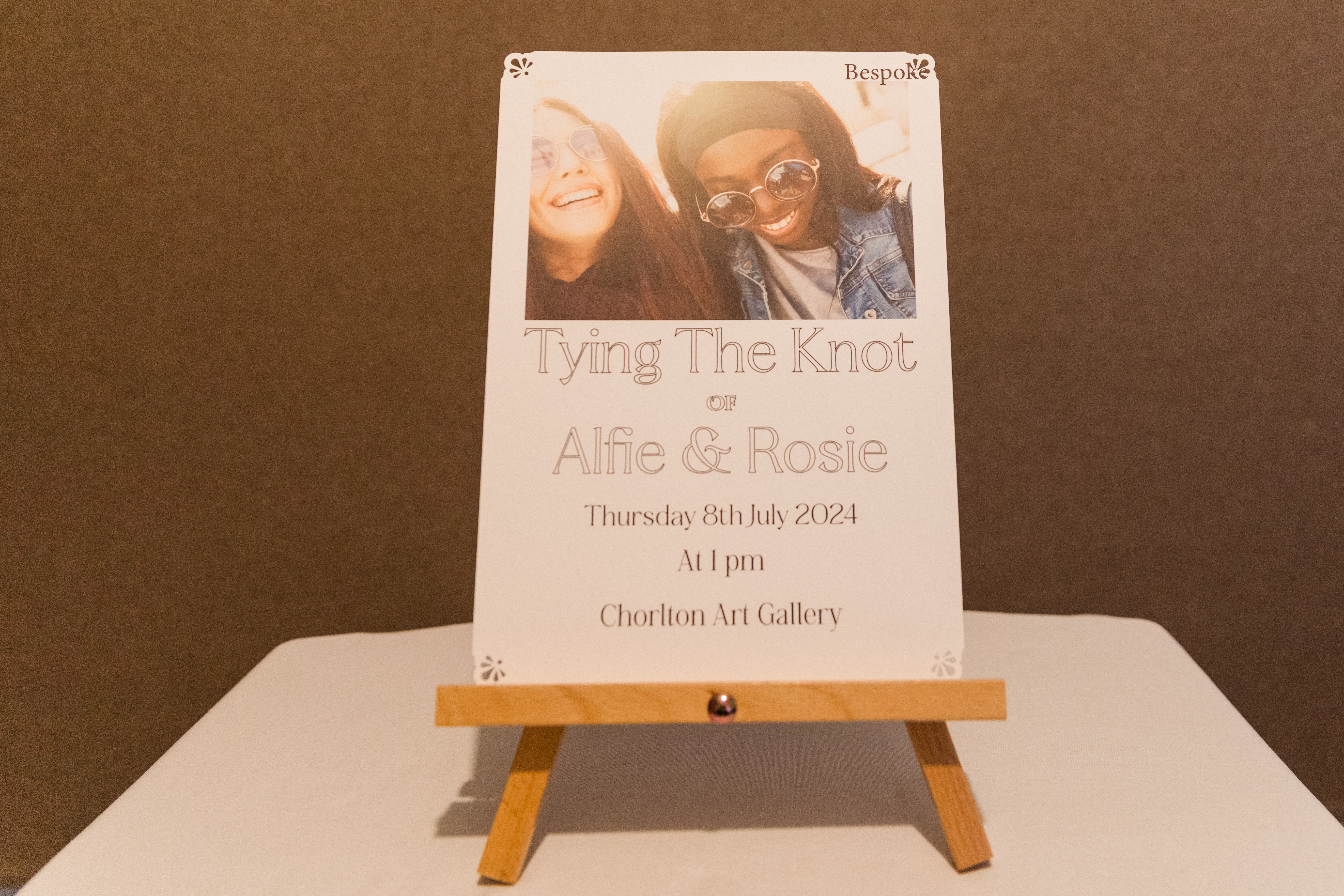 Personalised Wedding Ceremony Script & Elegant Keepsake