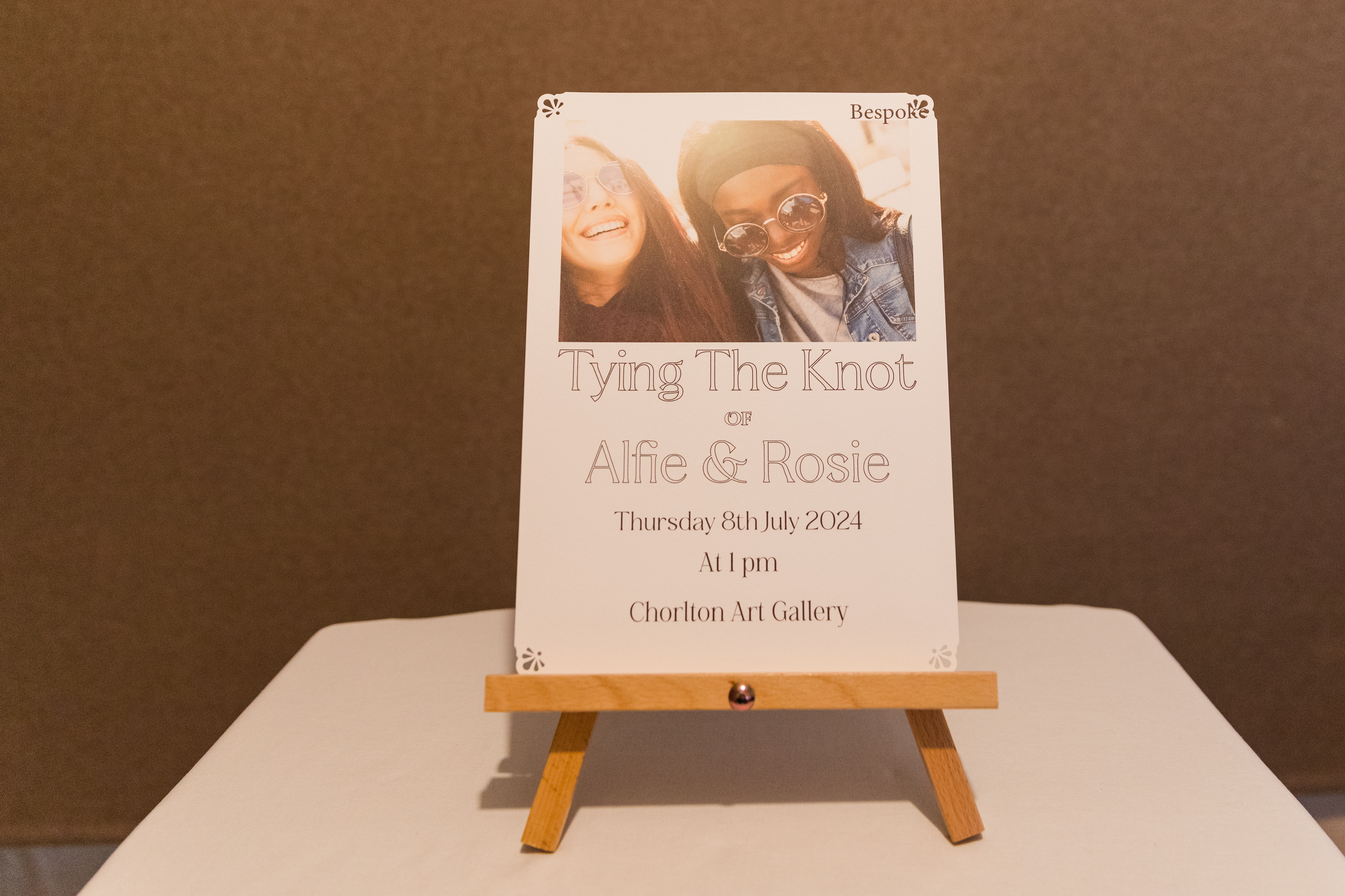 Personalised Wedding Ceremony Script & Elegant Keepsake