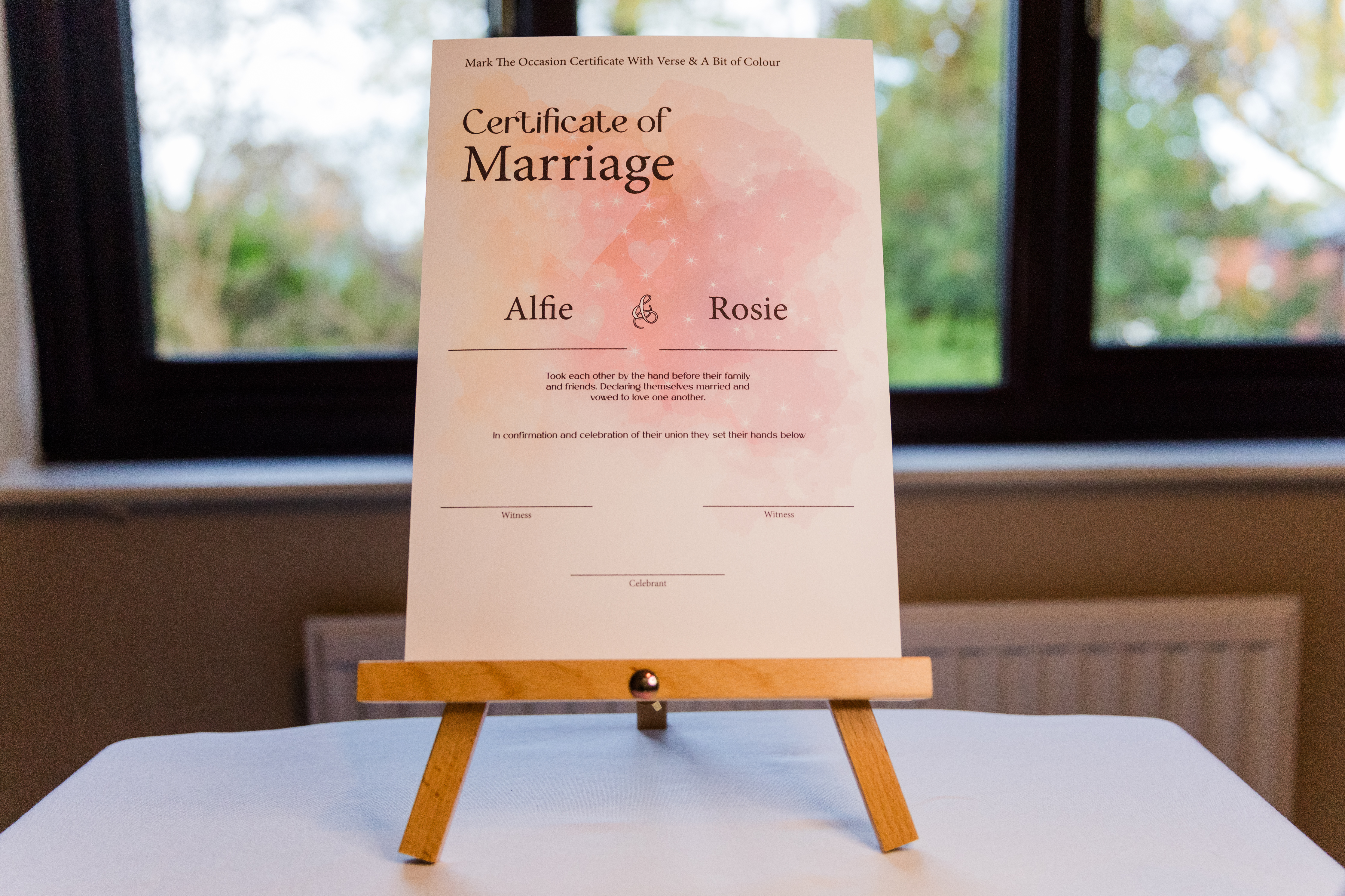 Bespoke Marriage Documentation | Elegant Customised Wedding Memento
