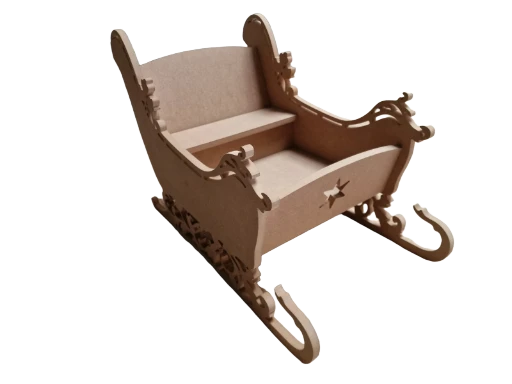 Wooden Decorative Sleigh 550mm
