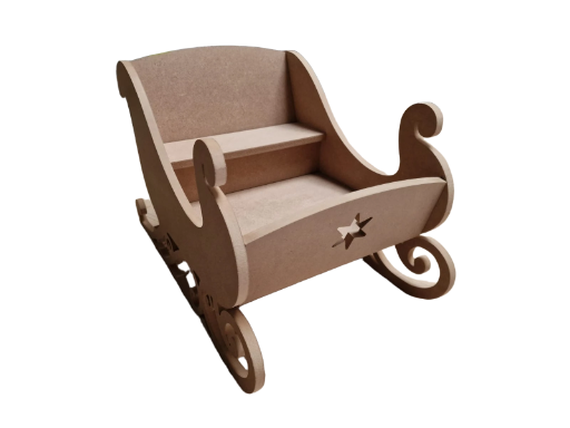 Wooden Decorative Sleigh 550mm