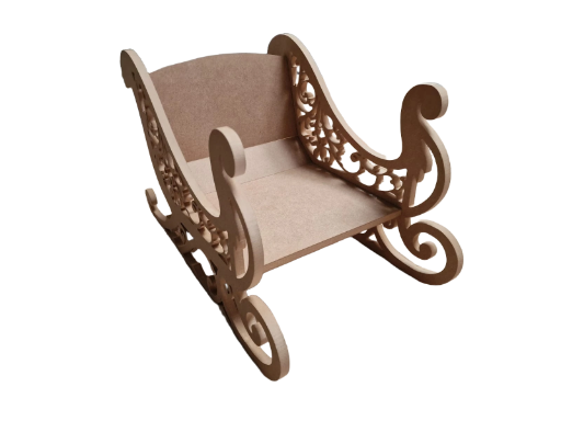 Wooden Decorative Sleigh 550mm
