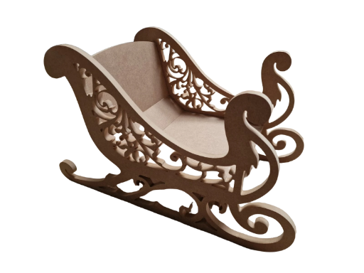 Wooden Decorative Sleigh 550mm