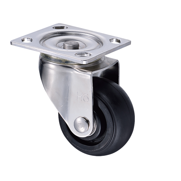 4"x2 橡膠不鏽鋼活動輪