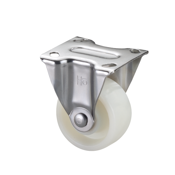 4"x2 尼龍不鏽鋼固定輪