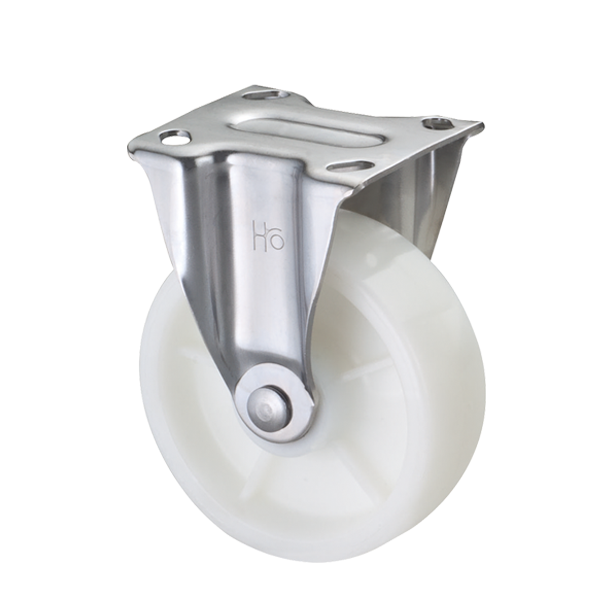 6"x2 尼龍不鏽鋼固定輪