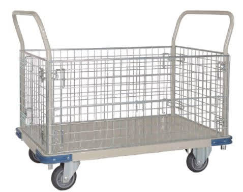 特大型鐵網平板推車