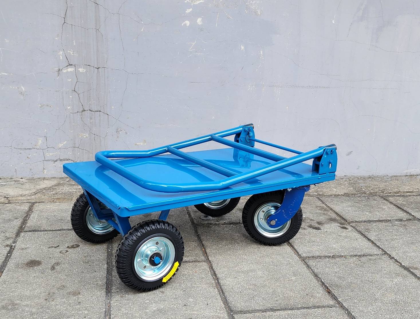 8"省力輪1.5尺x2.5尺活動鐵板車