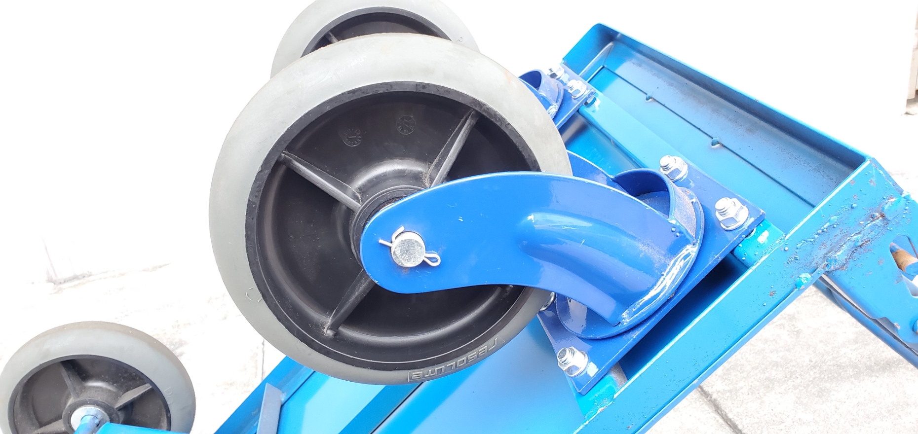 8"塑鋼輪1.5尺x2.5尺活動板車