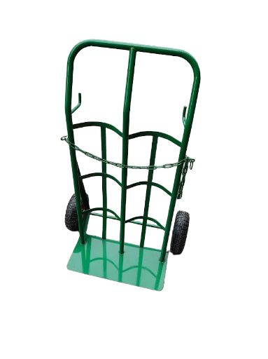 10"打氣輪雙桶氣瓶車 (附鐵鍊)