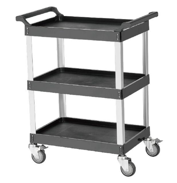 WH-909F 4"TPR輪三層塑鋼工作車 