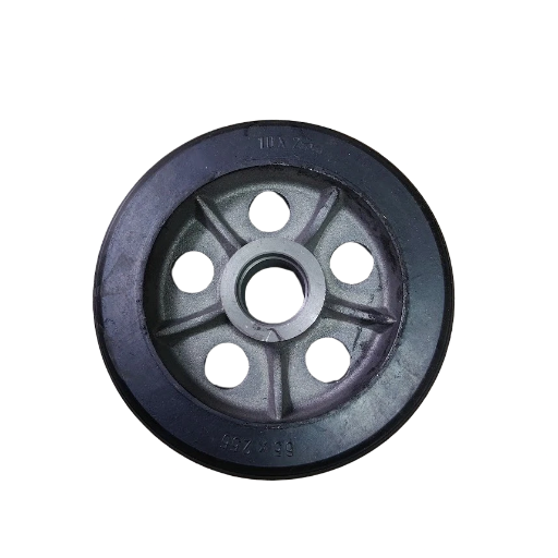 10" x 2-1/2橡膠銑鐵輪