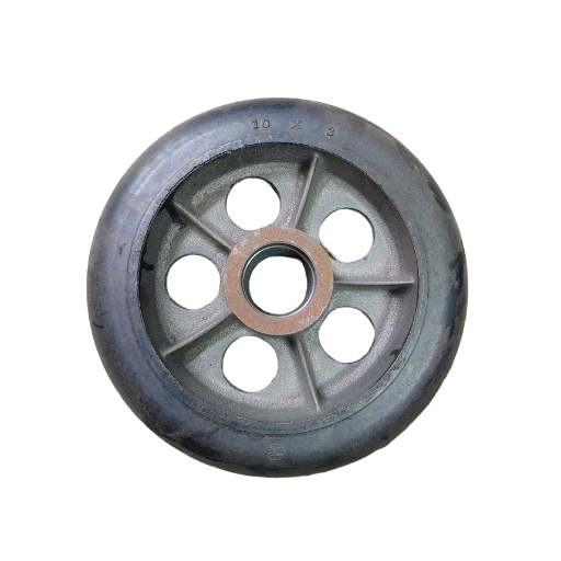 10" x 3 橡膠銑鐵輪