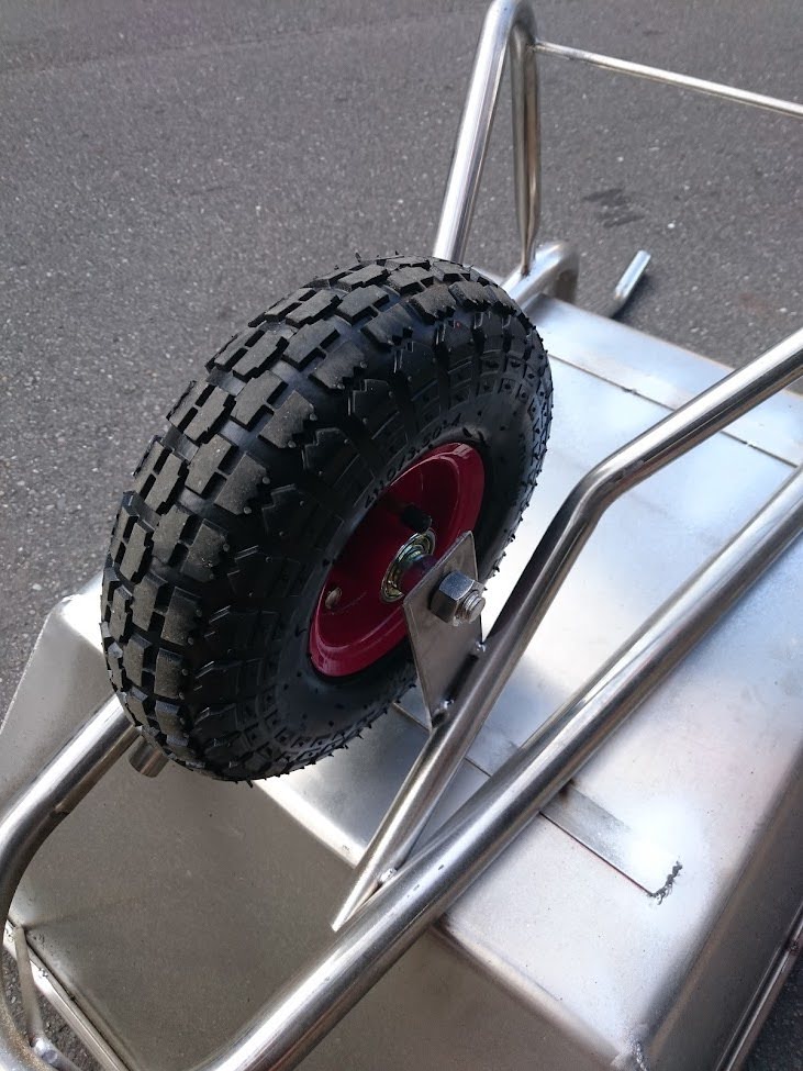 10"打氣輪不鏽鋼砂車