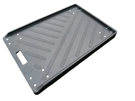 3"PU輪圍三邊塑鋼烏龜車