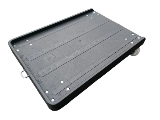 3"尼龍輪圍三邊烏龜車