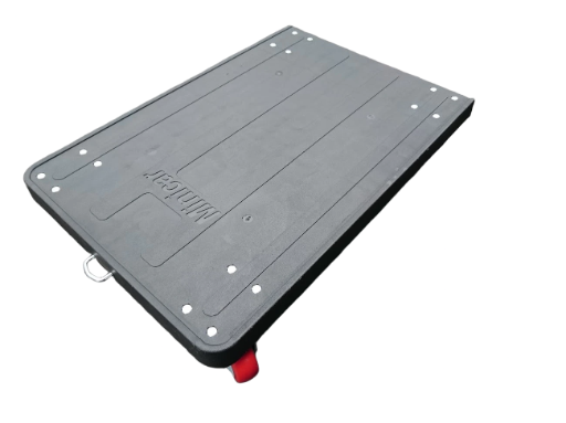 3"PR輪平面塑鋼烏龜車