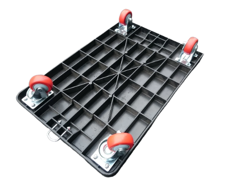 3"PR輪平面塑鋼烏龜車