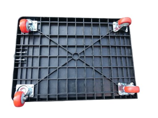 3"PR輪圍三邊大型塑鋼烏龜車