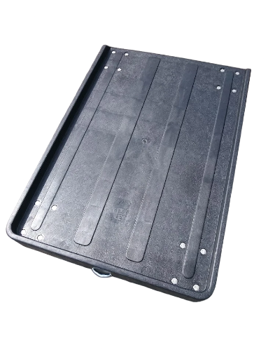 3"尼龍白鐵輪圍三邊塑鋼烏龜車