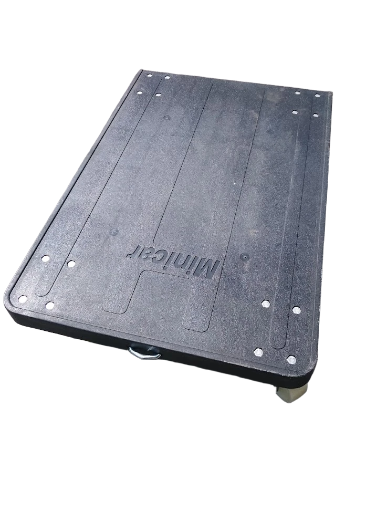 3"尼龍白鐵輪平面塑鋼烏龜車