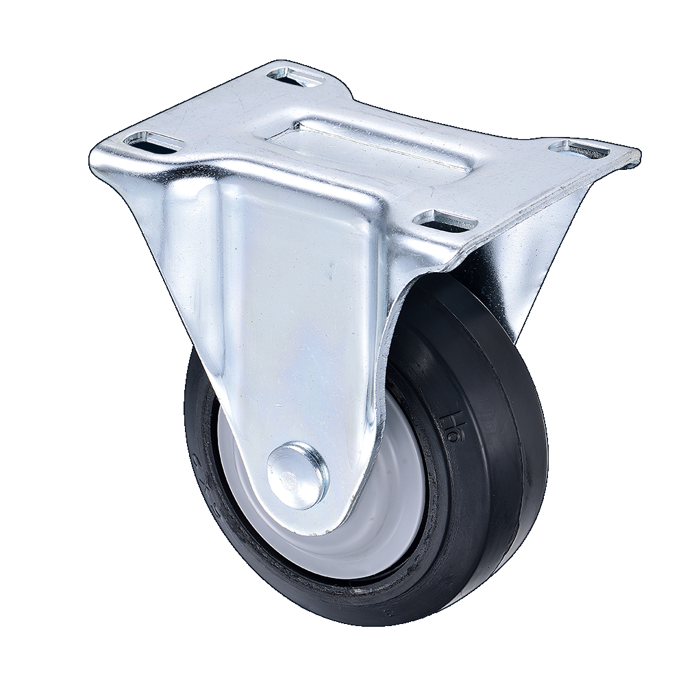 5"x2 橡膠重型固定輪