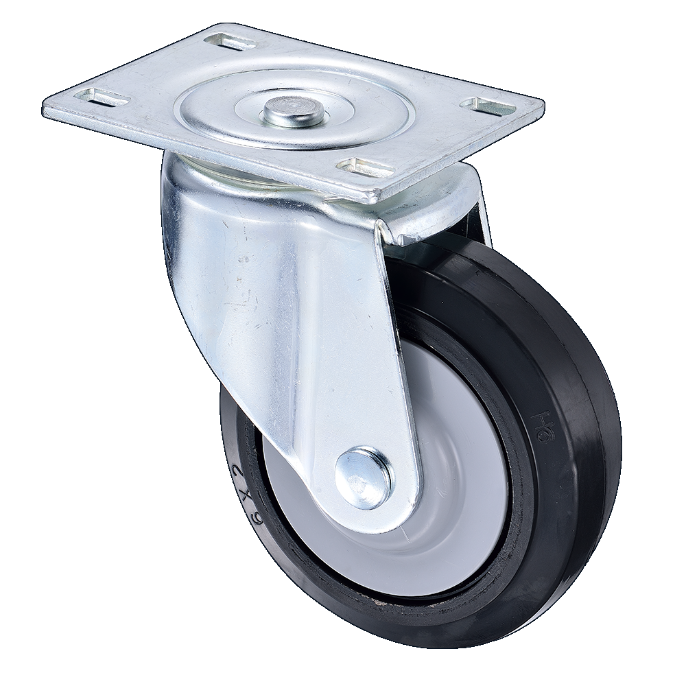 6"x2 橡膠重型活動輪