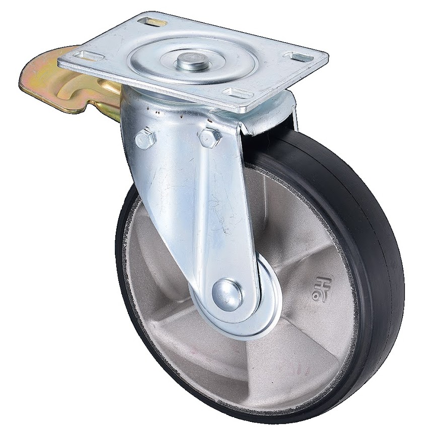 8"x2 橡膠重型煞車輪