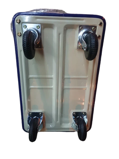 5"橡膠銑鐵輪1.5x2.5迷你車 (台製)