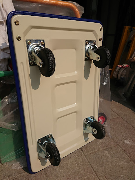 5"橡膠銑鐵輪2x3迷你車 (台製)