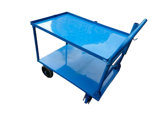 8"塑鋼煞車輪1.5x2.5雙層鐵板車