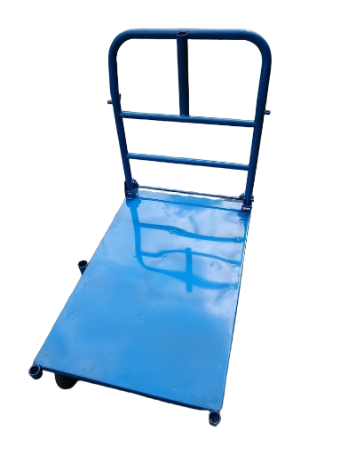 8"塑鋼煞車輪2x3雙層鐵板車