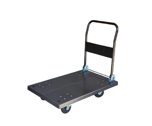 5"橡膠銑鐵輪2x3塑鋼車