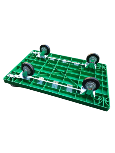 5"彈跳輪2x3塑鋼車 (綠色)