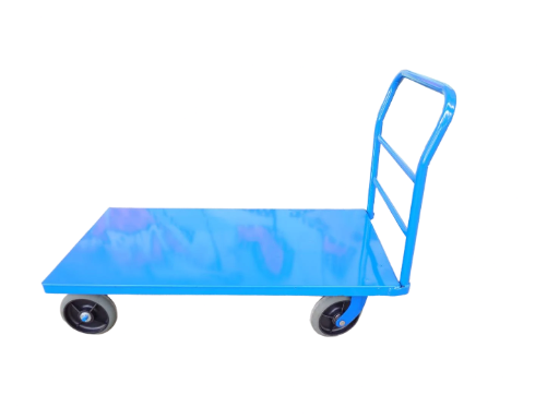 8"塑鋼輪2尺x4尺固定鐵板車