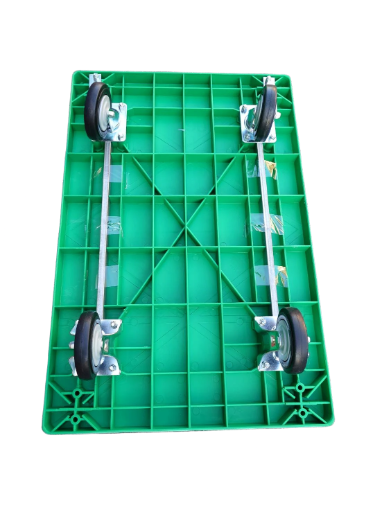 5"彈跳輪2x3塑鋼車 (綠色)