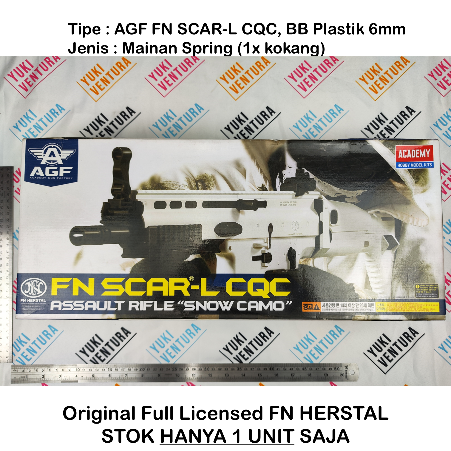 #RARE AGF FN SCAR-L CQC , FULL LICENSED FN HERSTAL (STOK HANYA 1 UNIT)