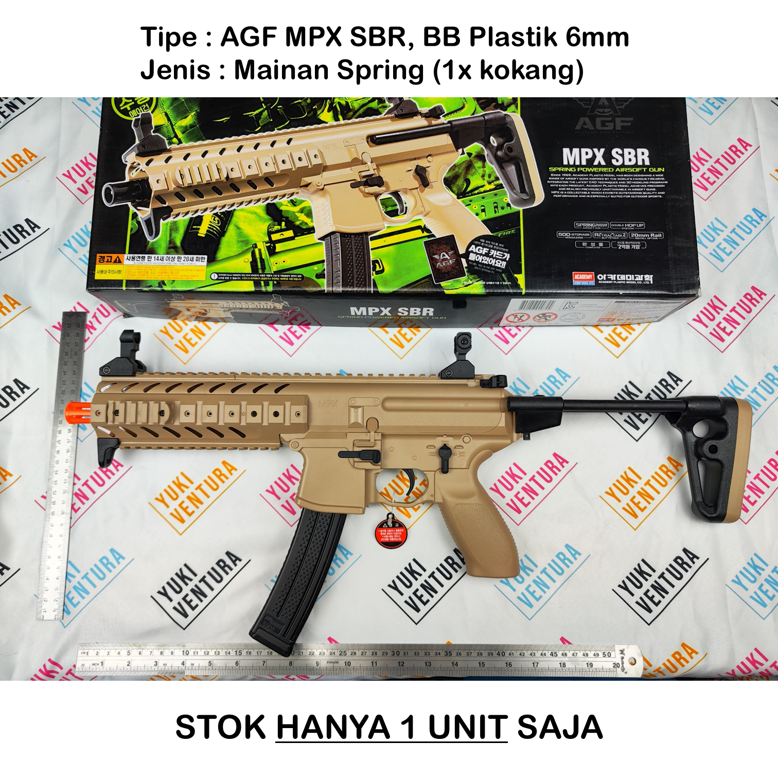 #RARE AGF SIG MPX SBR (STOK HANYA 1 UNIT)