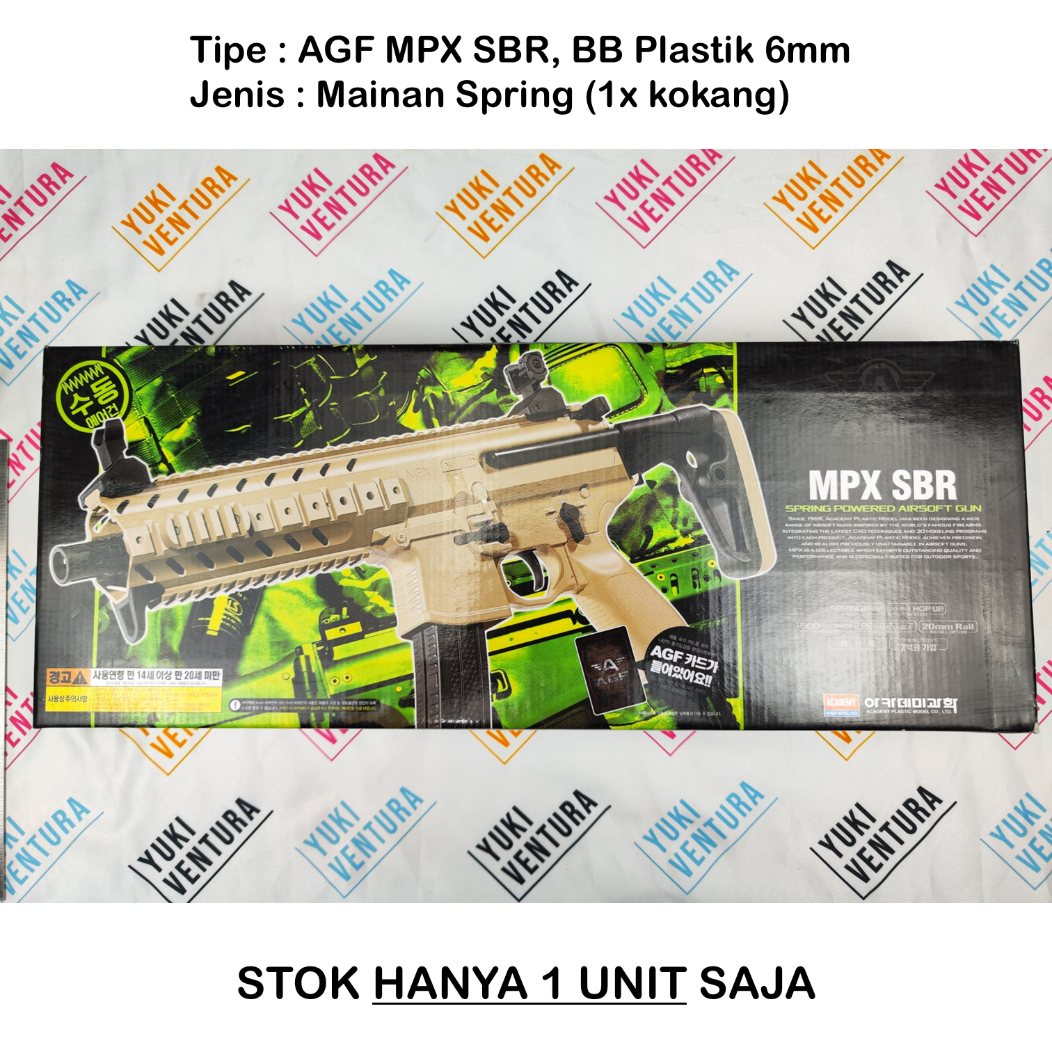 #RARE AGF SIG MPX SBR (STOK HANYA 1 UNIT)