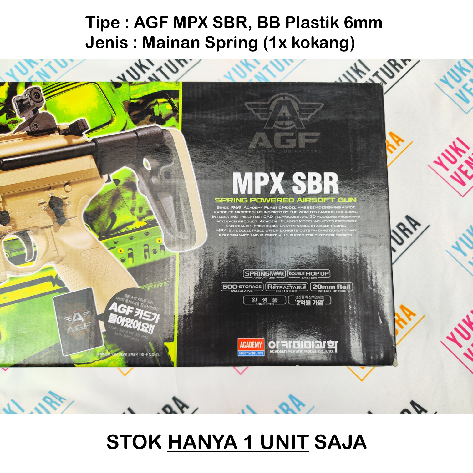 #RARE AGF SIG MPX SBR (STOK HANYA 1 UNIT)