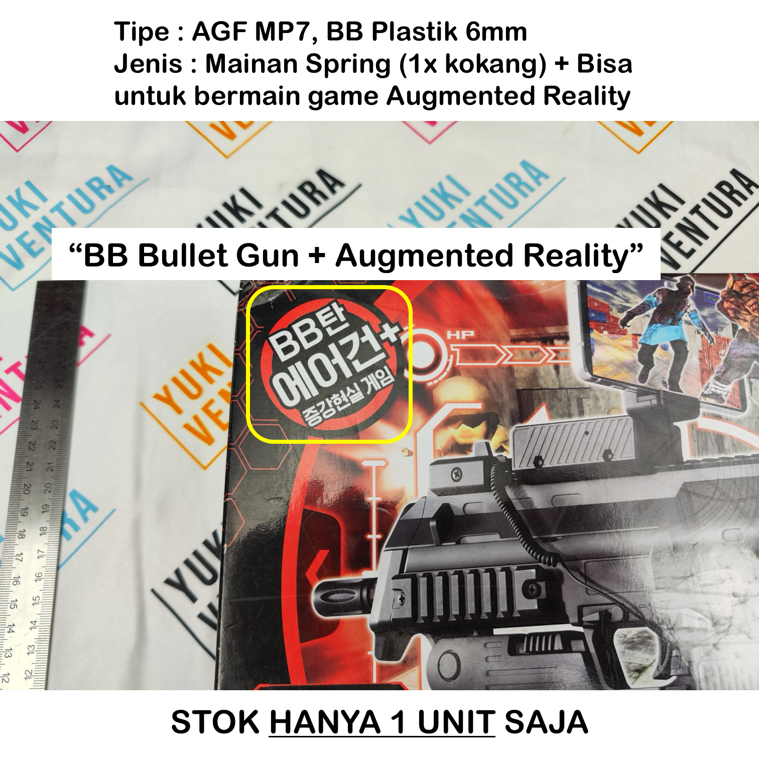 #RARE AGF MP7 (Bisa Nembak) + Augmented Reality (AR) Gun (STOK HANYA 1 UNIT)